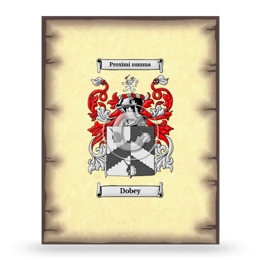 Dobey Coat of Arms Print