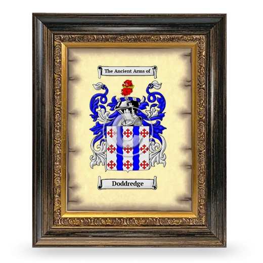 Doddredge Coat of Arms Framed - Heirloom