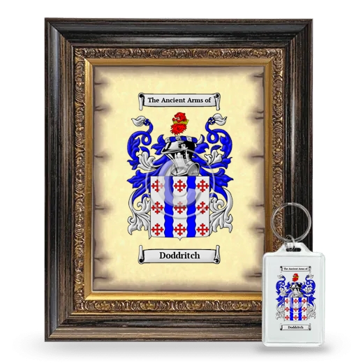 Doddritch Framed Coat of Arms and Keychain - Heirloom