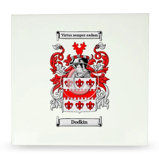 Dodkin Large Ceramic Tile with Coat of Arms