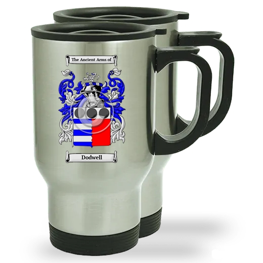 Dodwell Pair of Steel Travel Mugs