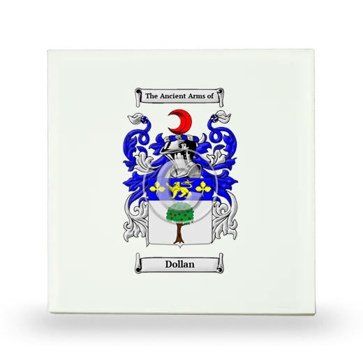 Dollan Small Ceramic Tile with Coat of Arms