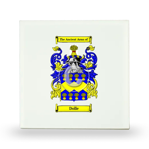 Dolle Small Ceramic Tile with Coat of Arms