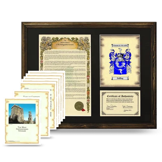 Dolfing Framed History And Complete History- Brown