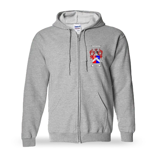 Dominguez Unisex Coat of Arms Zip Sweatshirt