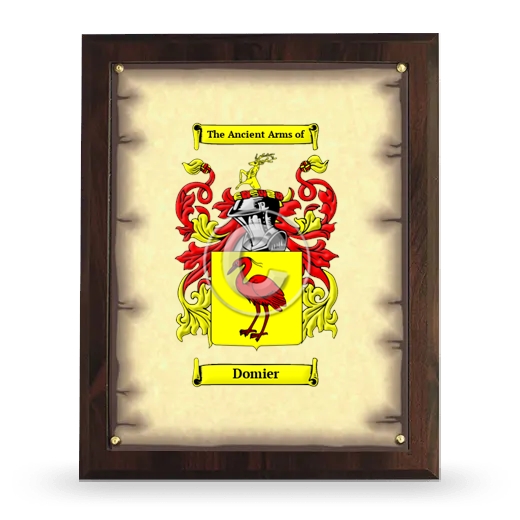 Domier Coat of Arms Plaque