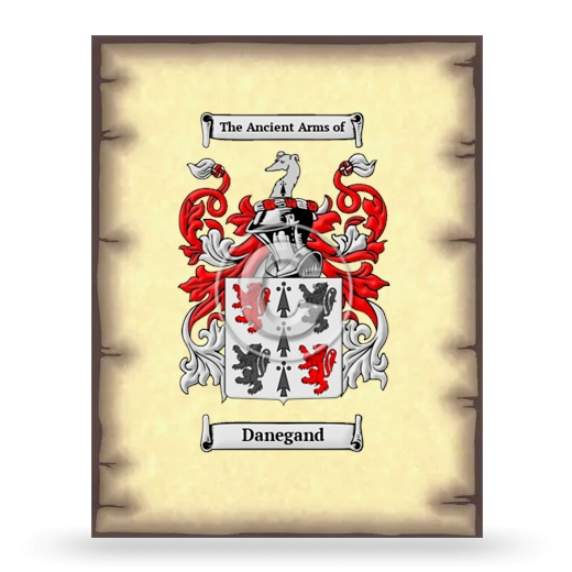 Danegand Coat of Arms Print