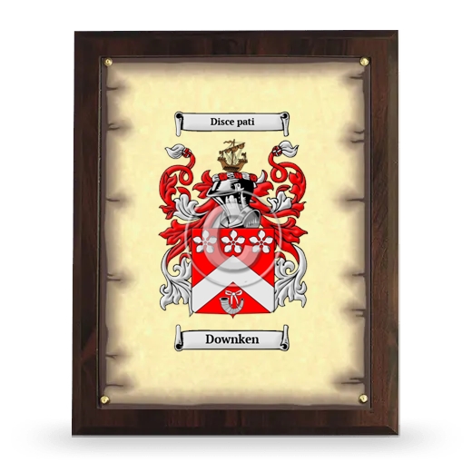 Downken Coat of Arms Plaque