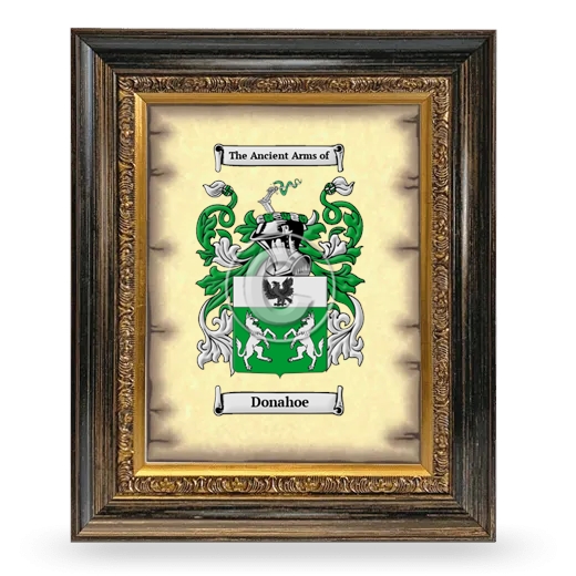 Donahoe Coat of Arms Framed - Heirloom