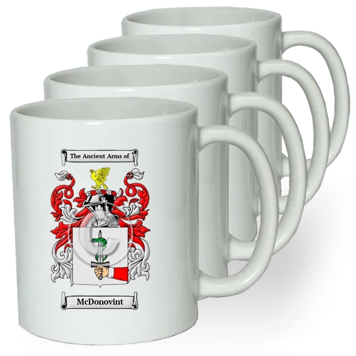 McDonovint Coffee mugs (set of four)