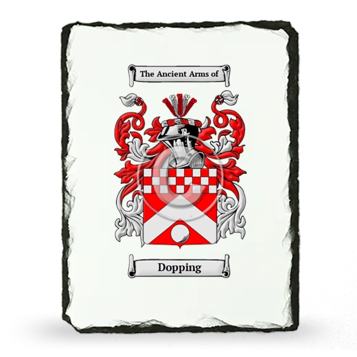 Dopping Coat of Arms Slate