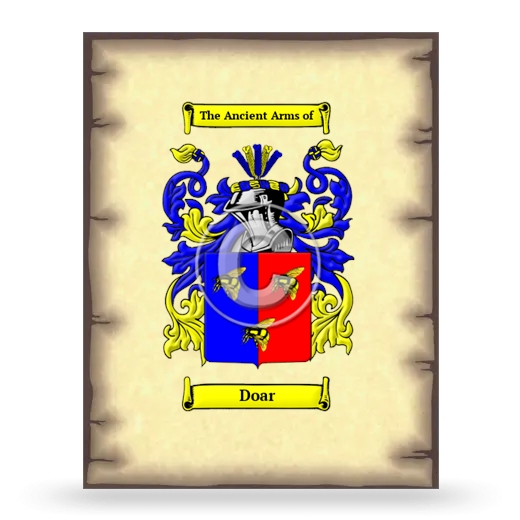 Doar Coat of Arms Print