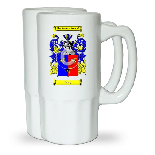 Dory Pair of Beer Steins