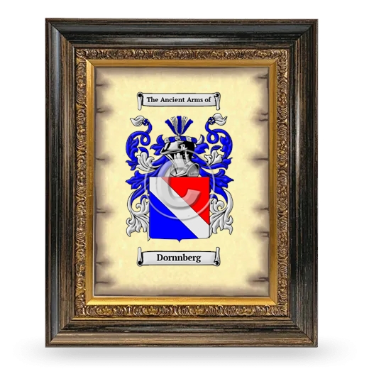 Dornnberg Coat of Arms Framed - Heirloom