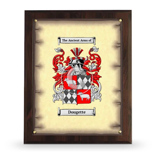 Dougette Coat of Arms Plaque