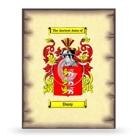 Duny Coat of Arms Print