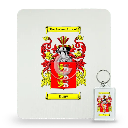 Duny Mouse Pad and Keychain Combo Package