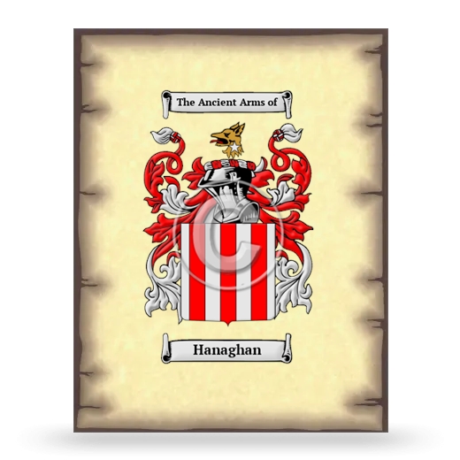 Hanaghan Coat of Arms Print