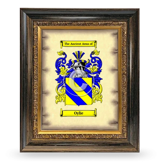 Oylie Coat of Arms Framed - Heirloom