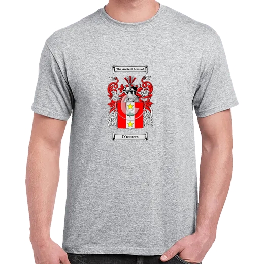 D'romers Grey Coat of Arms T-Shirt