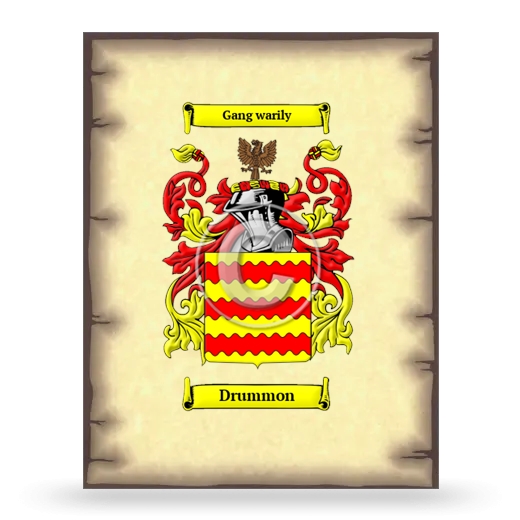 Drummon Coat of Arms Print