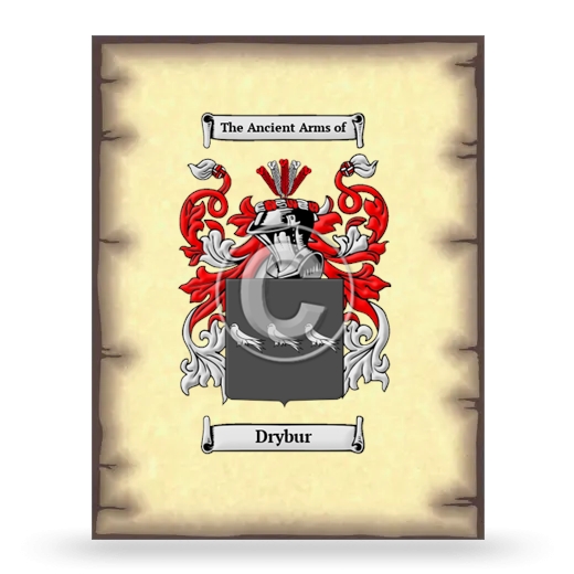 Drybur Coat of Arms Print