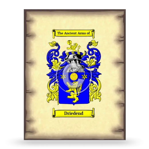 Driedend Coat of Arms Print