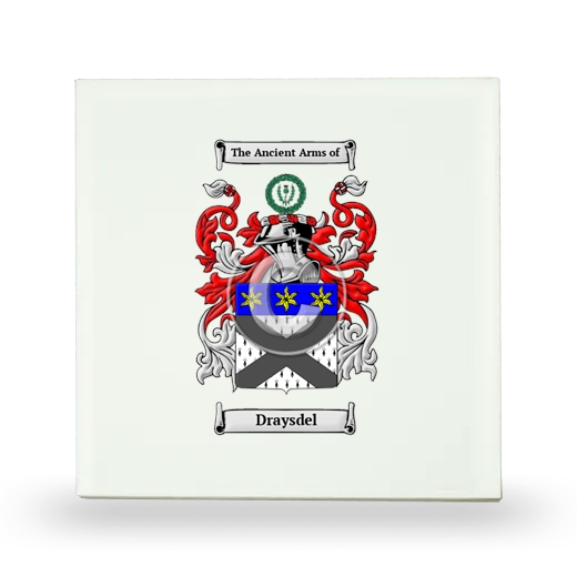 Draysdel Small Ceramic Tile with Coat of Arms