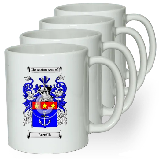 Breuilh Coffee mugs (set of four)