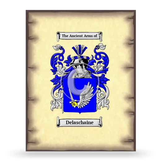 Delaschaine Coat of Arms Print