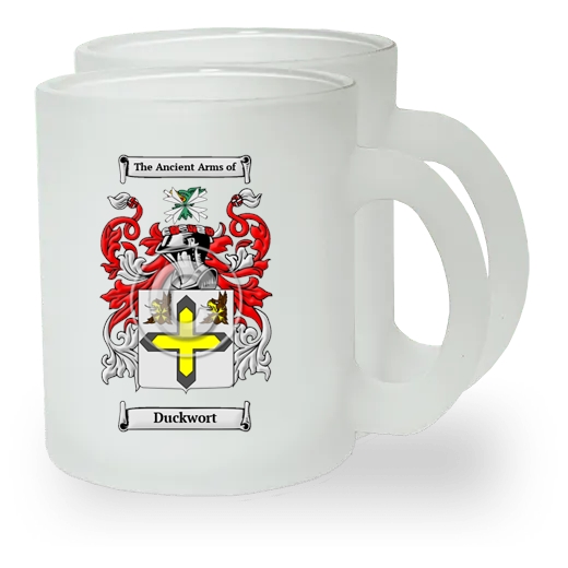 Duckwort Pair of Frosted Glass Mugs