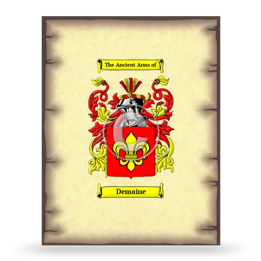 Demaine Coat of Arms Print