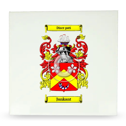 Junkant Large Ceramic Tile with Coat of Arms