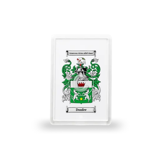 Dunfee Coat of Arms Magnet