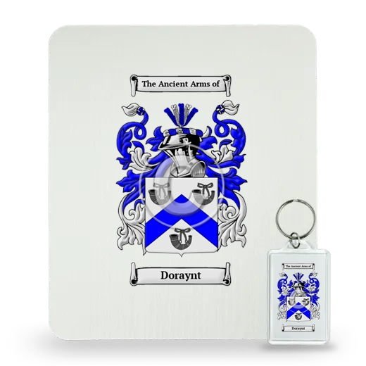 Doraynt Mouse Pad and Keychain Combo Package