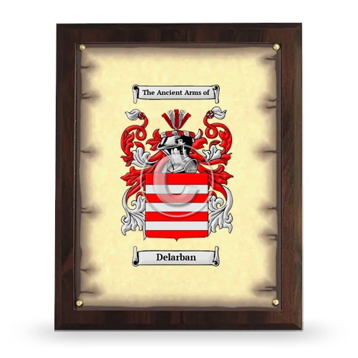 Delarban Coat of Arms Plaque