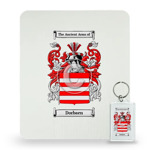 Dorbaen Mouse Pad and Keychain Combo Package