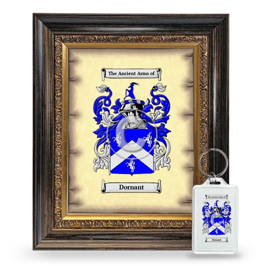 Dornant Framed Coat of Arms and Keychain - Heirloom