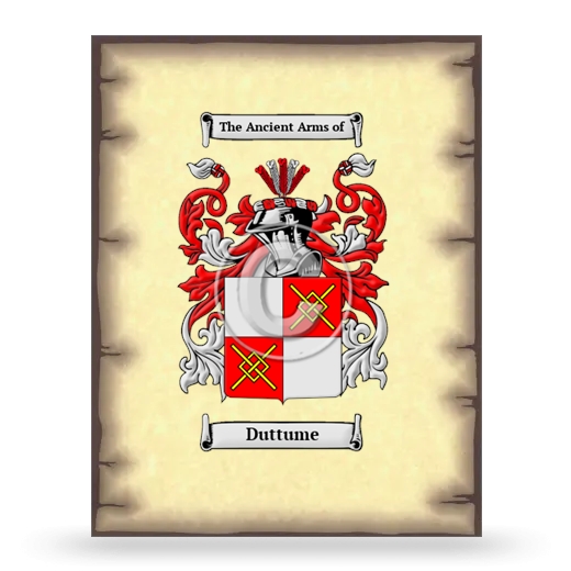 Duttume Coat of Arms Print