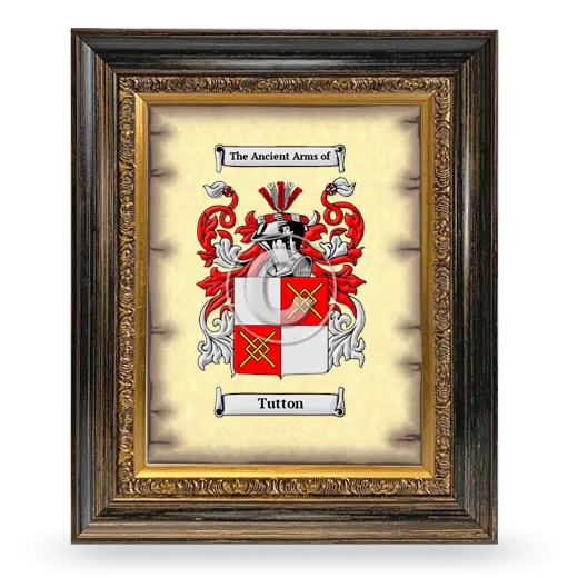 Tutton Coat of Arms Framed - Heirloom