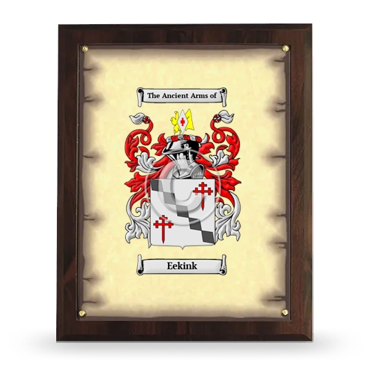 Eekink Coat of Arms Plaque