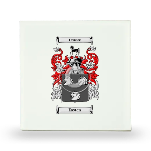 Easten Small Ceramic Tile with Coat of Arms