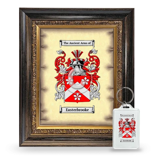 Easterbrooke Framed Coat of Arms and Keychain - Heirloom