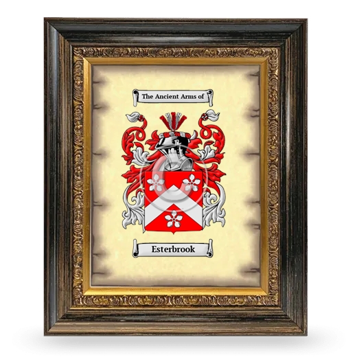 Esterbrook Coat of Arms Framed - Heirloom