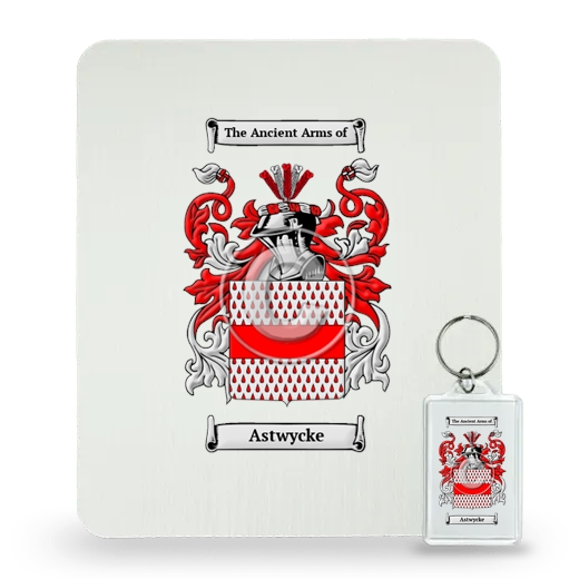 Astwycke Mouse Pad and Keychain Combo Package