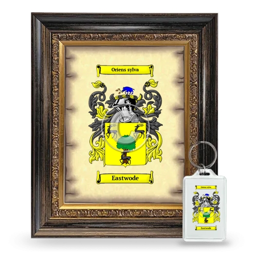 Eastwode Framed Coat of Arms and Keychain - Heirloom