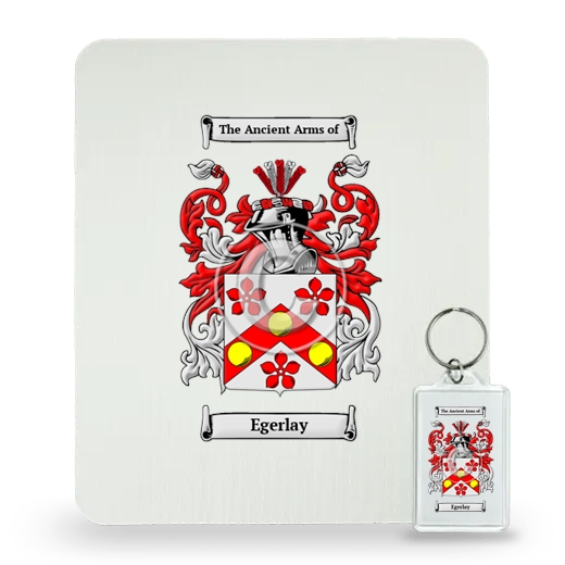 Egerlay Mouse Pad and Keychain Combo Package