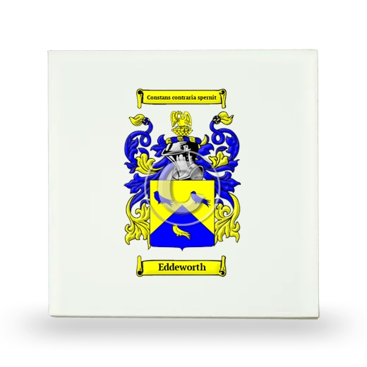 Eddeworth Small Ceramic Tile with Coat of Arms