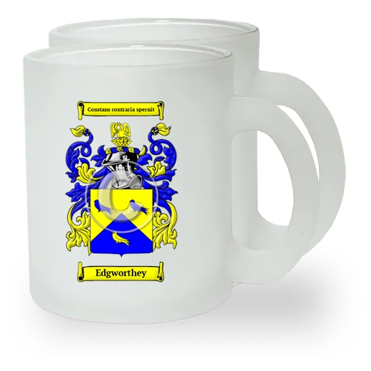 Edgworthey Pair of Frosted Glass Mugs