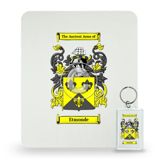 Etmonde Mouse Pad and Keychain Combo Package